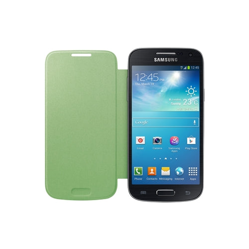 GENUINE Samsung Galaxy S4 Mini Flip Cover Case Optus Edition - Yellow Lime 6