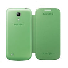 Load image into Gallery viewer, GENUINE Samsung Galaxy S4 Mini Flip Cover Case Optus Edition - Yellow Lime 1