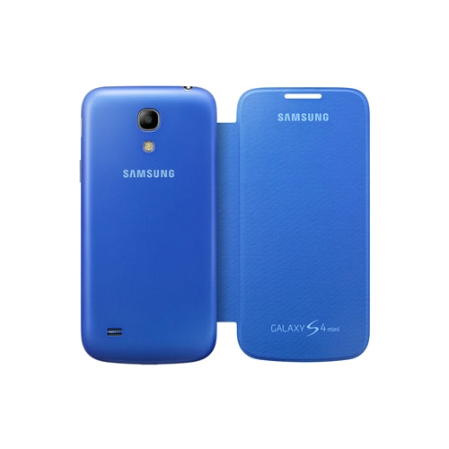 GENUINE Samsung Galaxy S4 Mini Flip Cover Case Optus Edition - Sky Blue 5