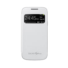 Load image into Gallery viewer, GENUINE Samsung Galaxy S4 Mini View Flip Cover Case EF-CI919BWEGWW - White 2