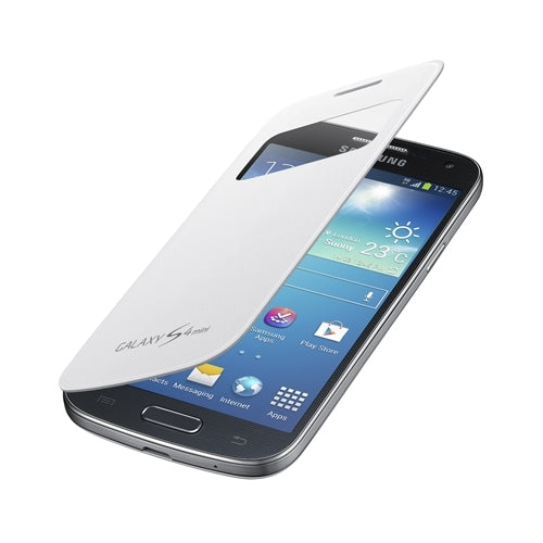 GENUINE Samsung Galaxy S4 Mini View Flip Cover Case EF-CI919BWEGWW - White 4