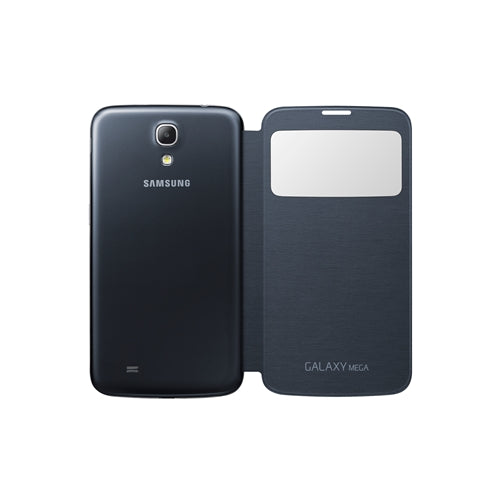 Genuine Samsung S-View Cover Case suits Samsung Galaxy Mega - Black 4