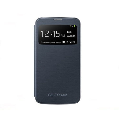 Genuine Samsung S-View Cover Case suits Samsung Galaxy Mega - Black 1