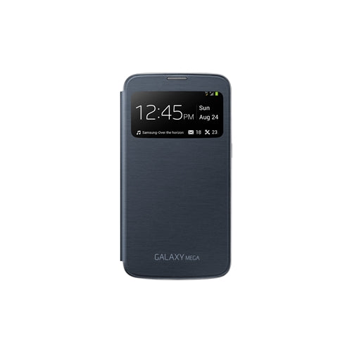 Genuine Samsung S-View Cover Case suits Samsung Galaxy Mega - Black 3
