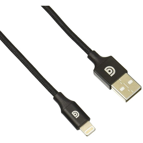 Griffin Premium Braided Lightning Apple Cable 5ft 1.5M - Black 1 4