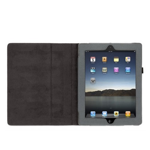 Griffin Elan Folio Colourblock Canvas Case for iPad 2 and New iPad - Black Grey 2