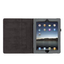 Load image into Gallery viewer, Griffin Elan Folio Colourblock Canvas Case for iPad 2 and New iPad - Black Grey 2