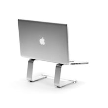 Load image into Gallery viewer, Griffin Elevator Laptop &amp; Macbook Stand - Classic Aluminum Matte Silver 4