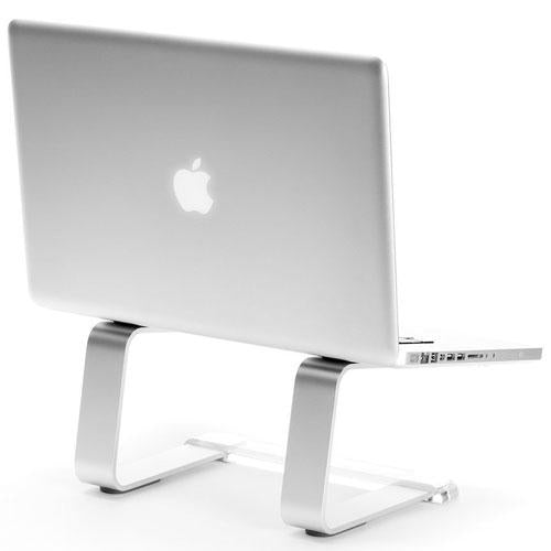 Griffin Elevator Laptop & Macbook Stand - Classic Aluminum Matte Silver 1