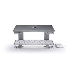 Load image into Gallery viewer, Griffin Elevator Laptop &amp; Macbook Stand - Classic Aluminum Matte Silver 5