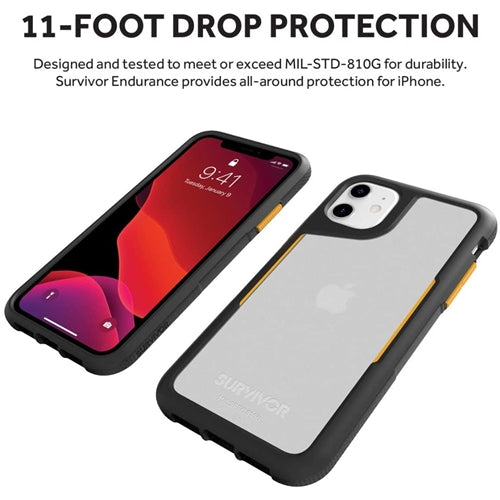 Survivor Endurance for iPhone 11 / XR 6.1 inch Black Citrus 5