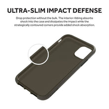 Load image into Gallery viewer, Griffin Survivor Clear Slim Protective Case iPhone 11 - Black 2