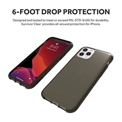 Griffin Survivor Clear Slim Protective Case iPhone 11 Pro - Black 2