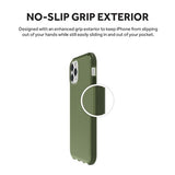Griffin Survivor Clear Slim Protective Case iPhone 11 Pro - Green