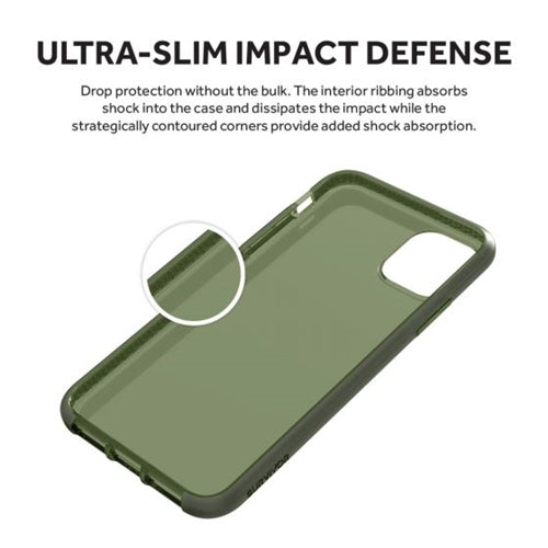 Griffin Survivor Clear Slim Protective Case iPhone 11 Pro Max - Green 2