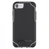 Griffin Survivor Journey Case for iPhone SE 3rd / SE 2nd / 8 / 7 / 6 & 6S - Black / White BONUS Screen Protector!!!