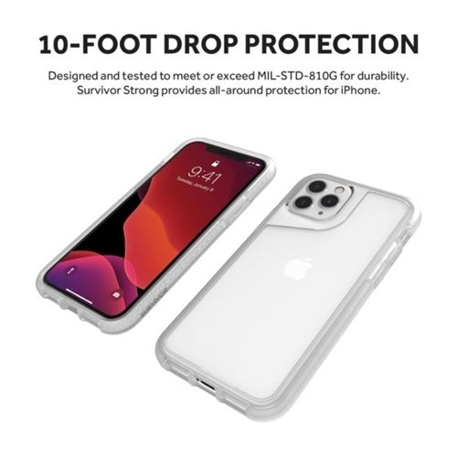 Griffin Survivor Strong Rugged Case for iPhone 11 Pro - Clear 2