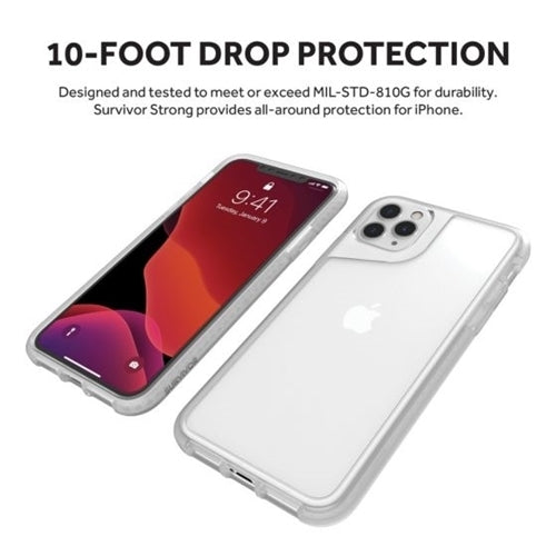 Griffin Survivor Strong Rugged Case for iPhone 11 Pro Max - Clear 1