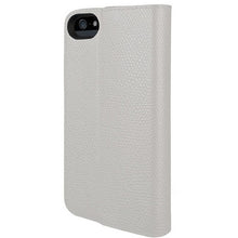 Load image into Gallery viewer, HEX AXIS Genuine leather Wallet Case for iPhone 5 Torino White 3