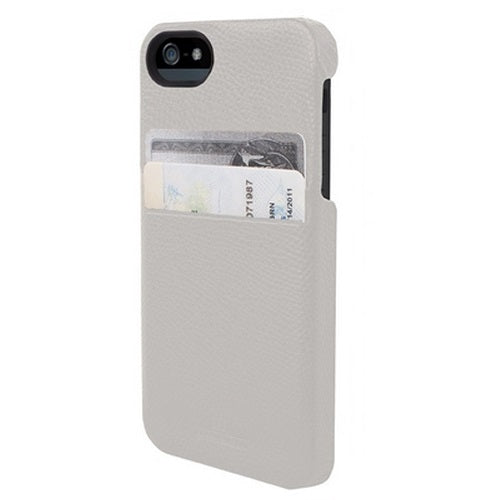HEX SOLO Genuine leather Wallet Case for iPhone 5 Torino White 2