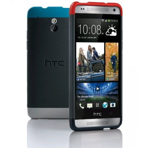 Genuine HTC One Mini HC C850 Double Dip Hard Shell Case 99H11216-00 - Red / Blue 4