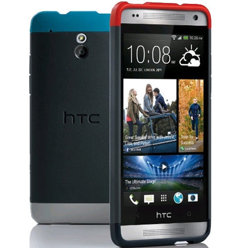 Genuine HTC One Mini HC C850 Double Dip Hard Shell Case 99H11216-00 - Red / Blue 1