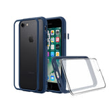RhinoShield Mod NX Bumper Case & Clear Backplate iPhone 8 / 7 / SE 2020 - Royal Blue