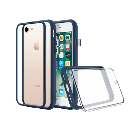RhinoShield Mod NX Bumper Case & Clear Backplate iPhone 8 / 7 / SE 2020 - Royal Blue 8