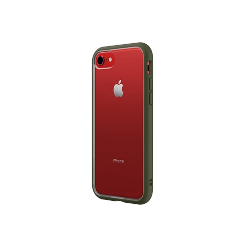 RhinoShield Mod NX Bumper Case & Clear Backplate iPhone 8 / 7 / SE 2020 - Camo Green 8
