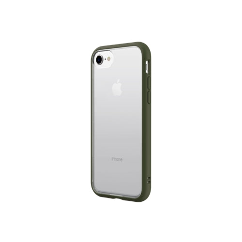 RhinoShield Mod NX Bumper Case & Clear Backplate iPhone 8 / 7 / SE 2020 - Camo Green 1