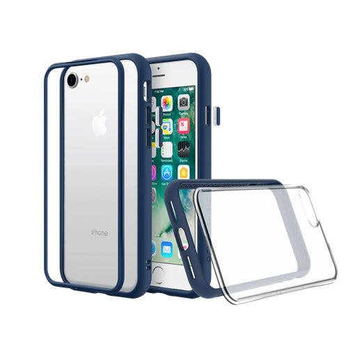 RhinoShield Mod NX Bumper Case & Clear Backplate iPhone 8 / 7 / SE 2020 - Royal Blue 3