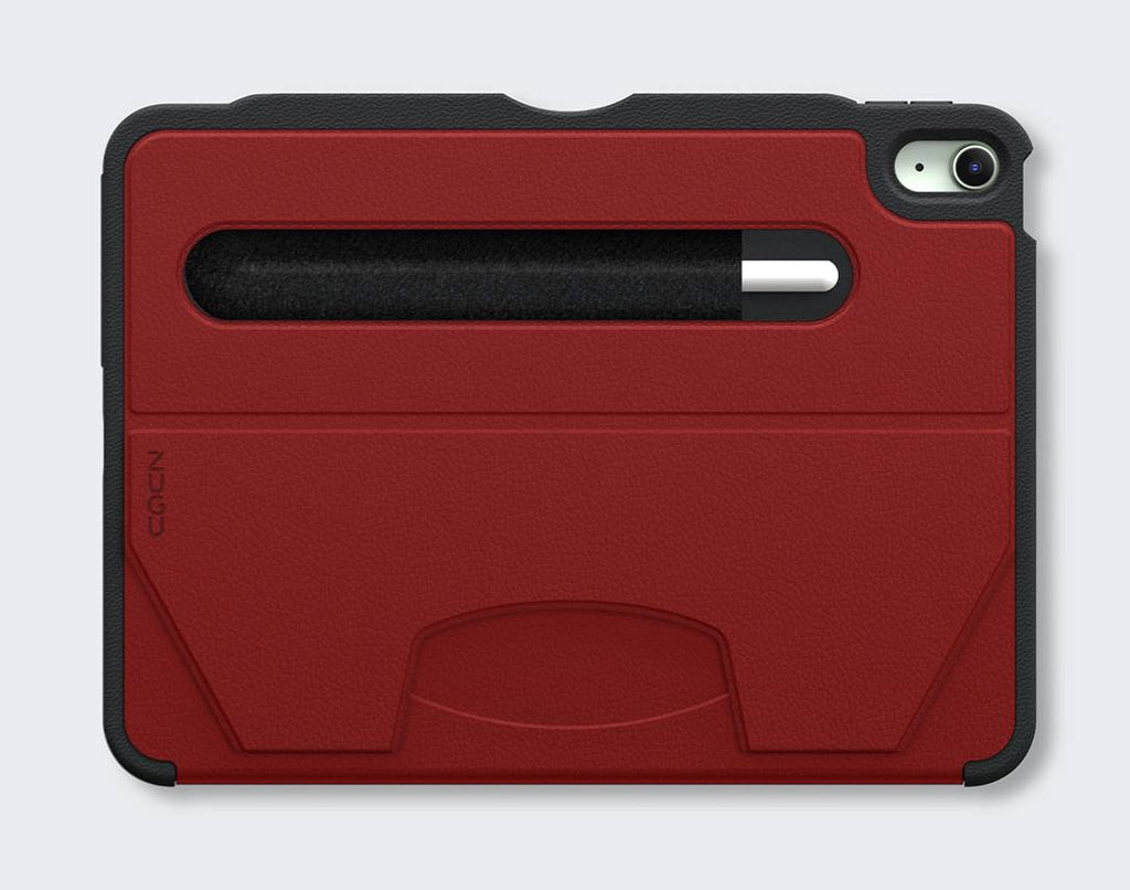 Zugu iPad Folio Case Magnetic Stand iPad Air 5th & 4th 10.9 inch - Red