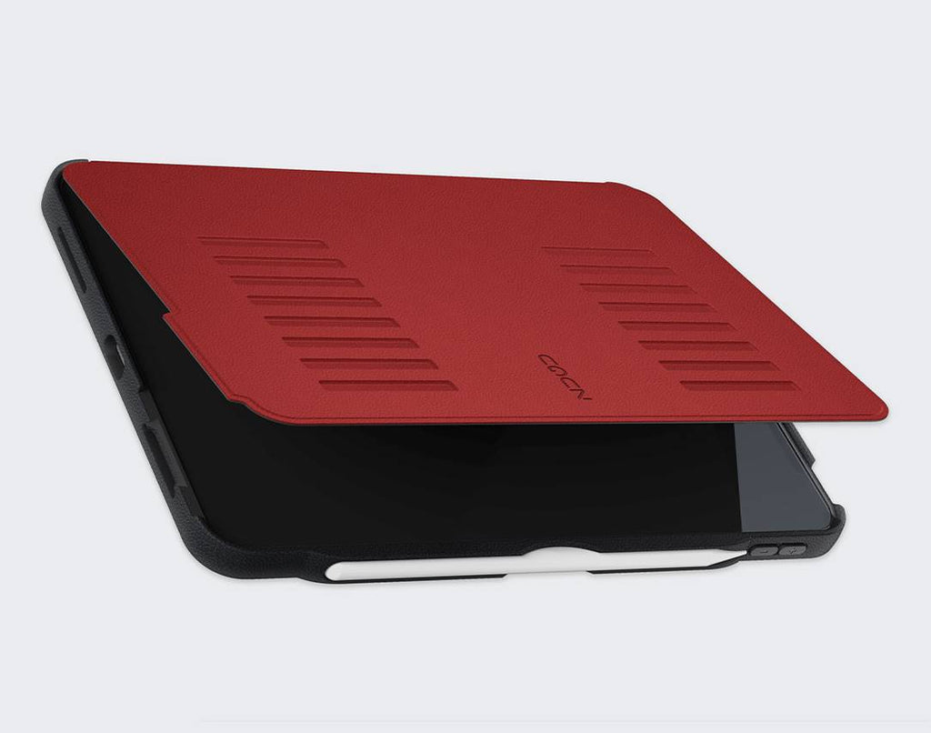 Zugu iPad Folio Case Magnetic Stand for iPad Air 11" and Air 4th/5th - Red