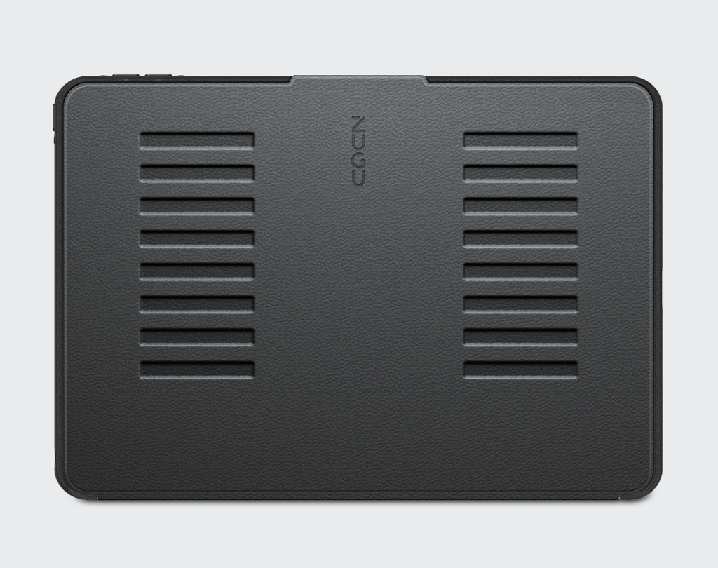 Zugu iPad Folio Case Magnetic Stand iPad 7th / 8th / 9th Gen 10.2 inch - Stealth Black
