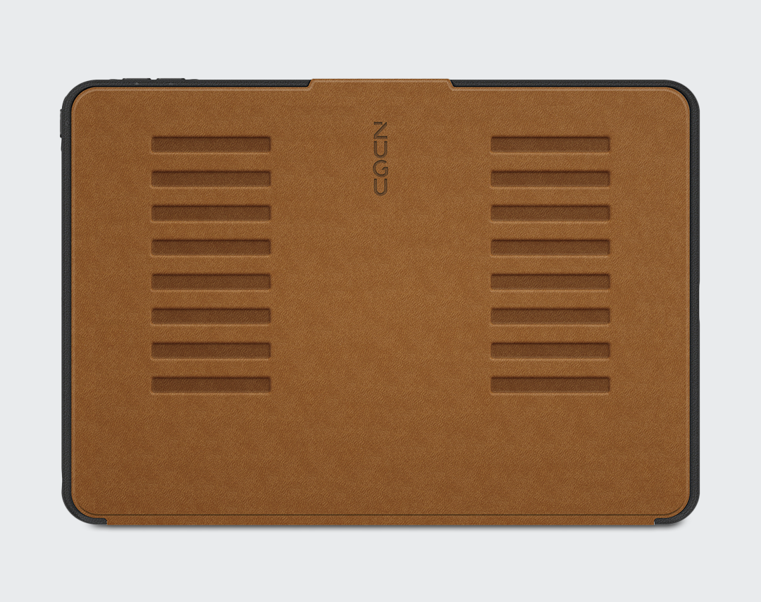 Zugu iPad Folio Case Magnetic Stand iPad 7th / 8th / 9th Gen 10.2 inch - Brown