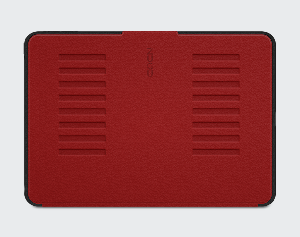 Zugu iPad Folio Case Magnetic Stand iPad 7th / 8th / 9th Gen 10.2 inch - Red