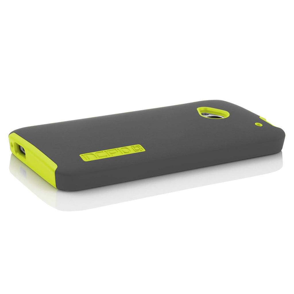 Incipio DualPro Tough Case for HTC One (M7) - Charcoal Gray / Neon Yellow 2
