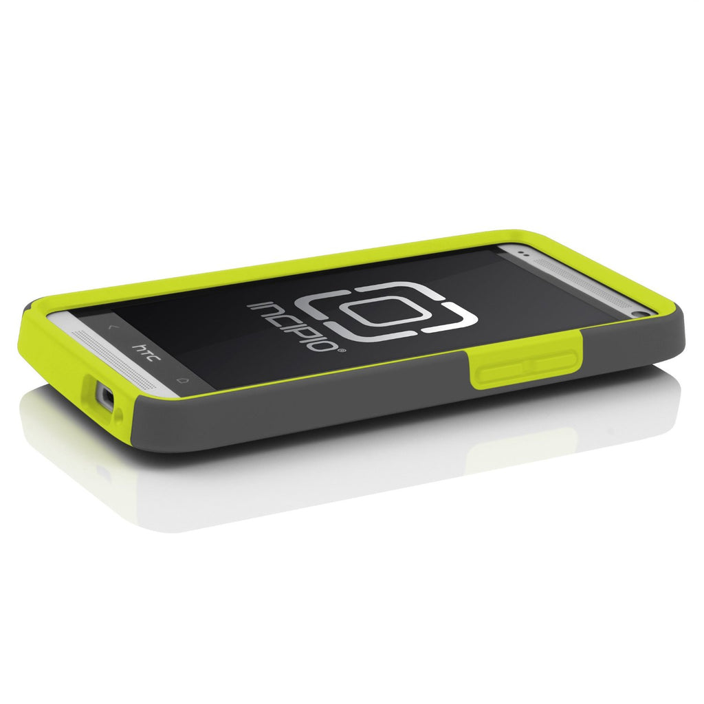 Incipio DualPro Tough Case for HTC One (M7) - Charcoal Gray / Neon Yellow 4