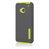 Incipio DualPro Tough Case for HTC One (M7) - Charcoal Gray / Neon Yellow