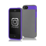 Incipio Faxion iPhone 5 / 5S / SE 1st Gen Slim Flexible Case Gray / Purple