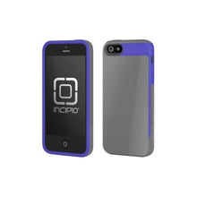 Load image into Gallery viewer, Incipio Faxion iPhone 5 Slim Flexible Hard Shell Case Gray / Purple 2