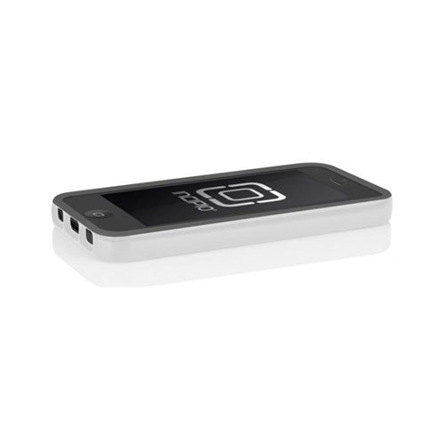 Incipio Kicksnap iPhone 5 Case With Built in Stand / Kickstand - White Grey 2