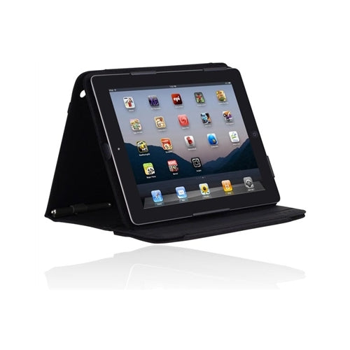 GENUINE Incipio Premium Kickstand Case with Stylus New Apple iPad 3 Black Nylon 4