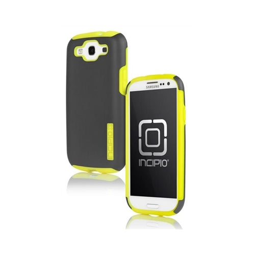 GENUINE Incipio Silicrylic Case for Samsung Galaxy S3 III i9300 Gray Yellow 1