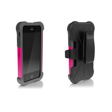 Load image into Gallery viewer, Ballistic SG Maxx Tough iPhone 5 Case with Belt Clip - Charcoal / Pink 1