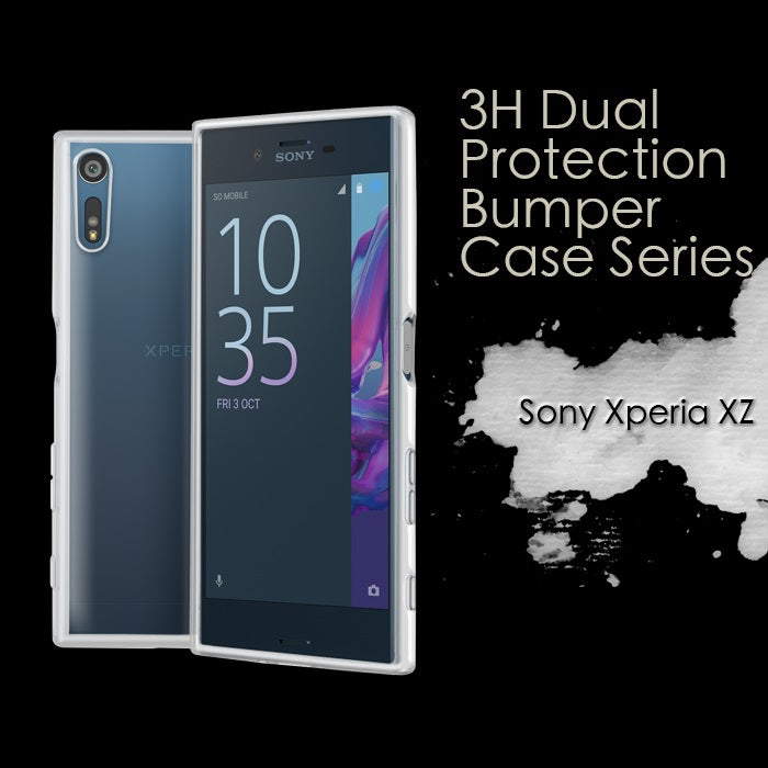 JTL Dual Protection Bumper Case for SONY Xperia XZ - Crystal 5