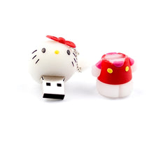 Load image into Gallery viewer, Kitty Flash Thumb Drive USB 2 8GB 4