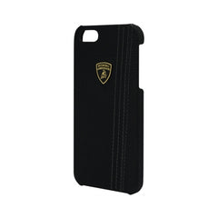 Official License Lamborghini Superleggera iPhone 5 Leather Hard Back Case Black 4