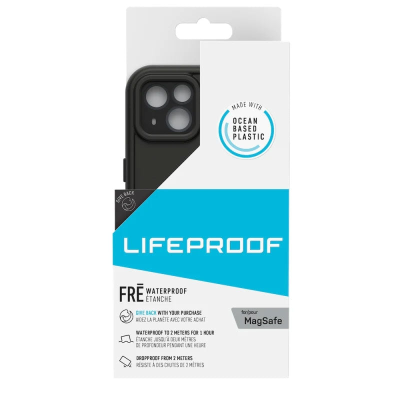 Lifeproof Fre Waterproof Case for Magsafe iPhone 13 Standard 6.1 inch - Black
