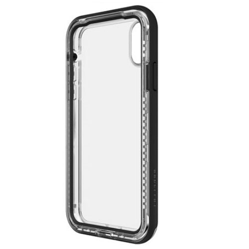 LifeProof Next Clear Back Case for iPhone X & XS (NON Waterproof) - Black Crystal